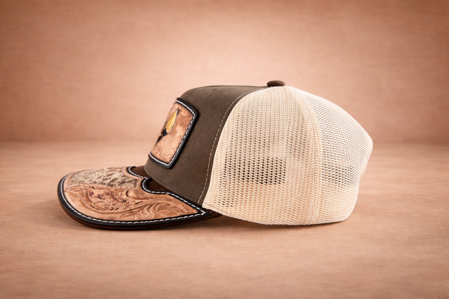 Cuero Santo Gallo Real Cap